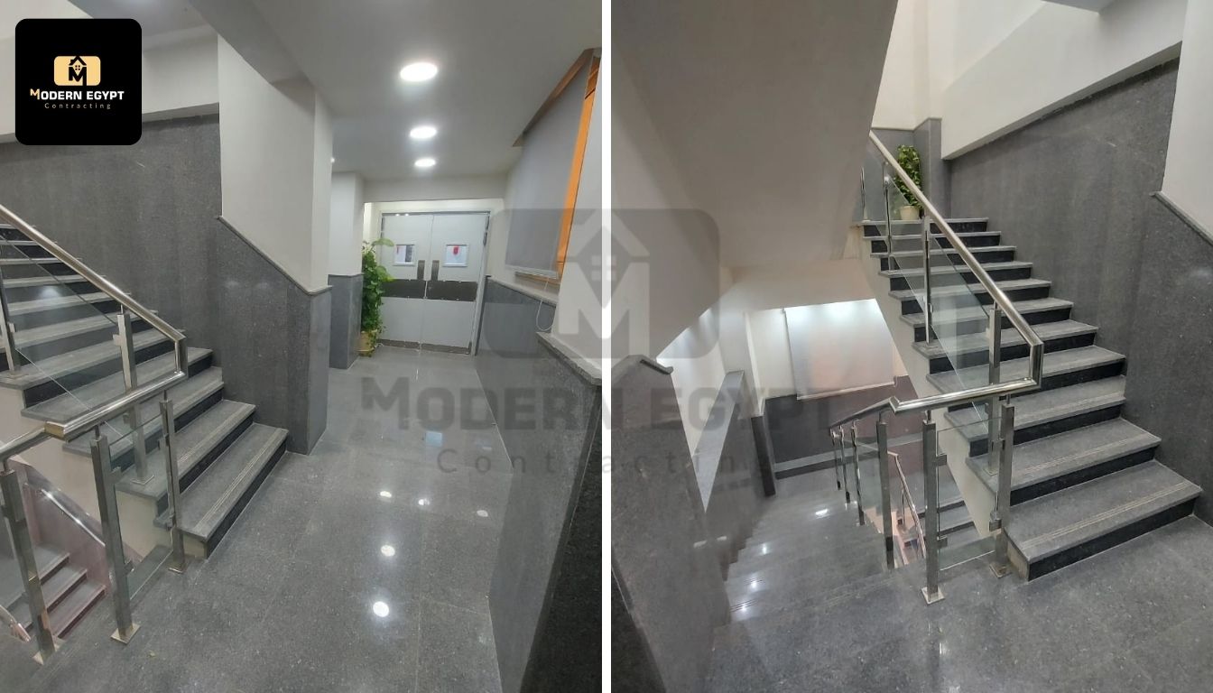 مستشفى مدينة نصر التخصصي 10 Staircase and Healthcare Bridge - Nasr City Specialized Hospital